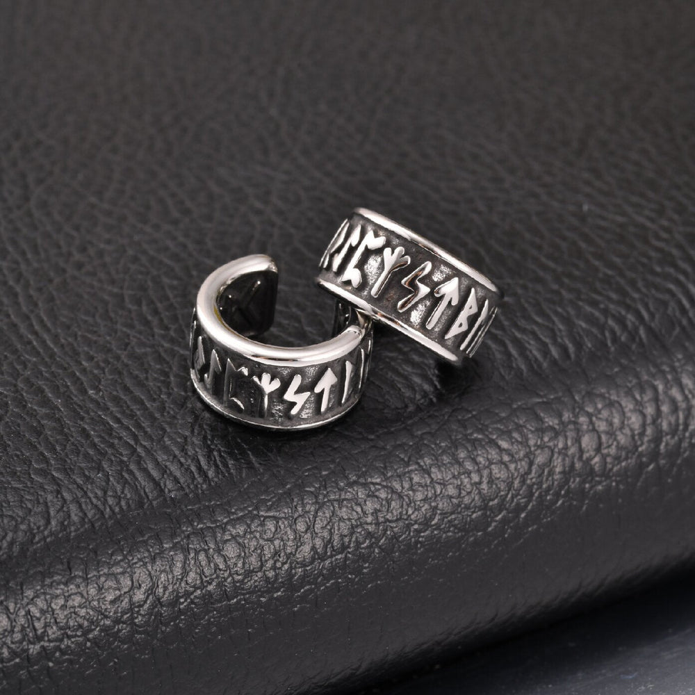 Stainless Steel Thorn Ear Cuff for Men Dark Streetwear Style EC-011
