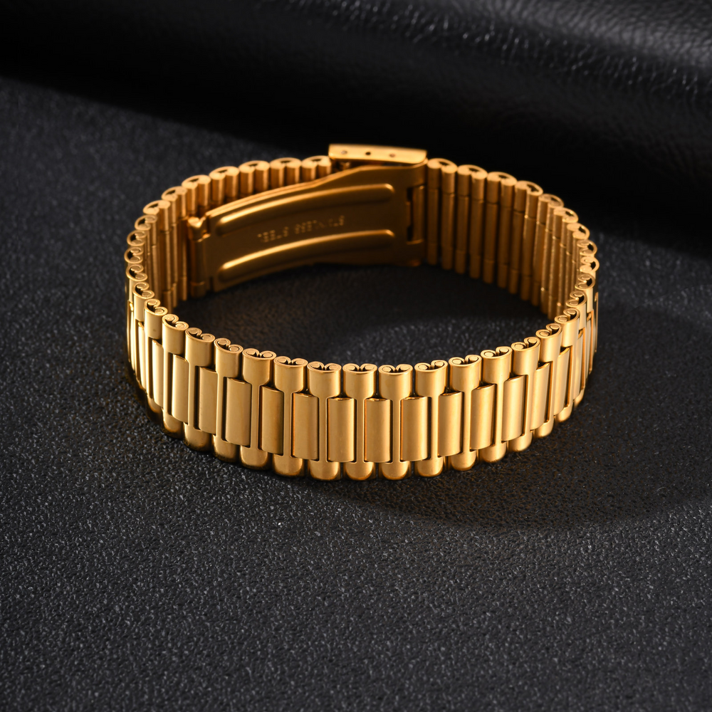 Stainless Steel Bracelet for Men Watch Band Link Style BR-1053